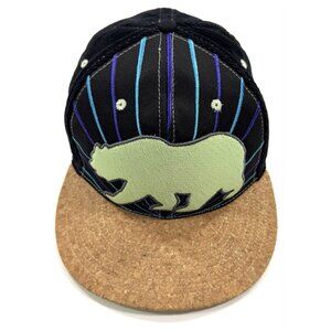Grassroots Hat California 420 Limited Edition Cork Bill Corduroy Snapback S/M